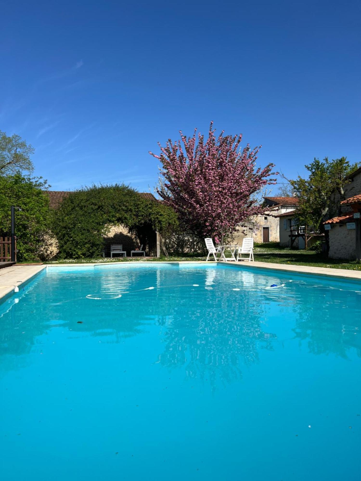 Entire Apartment With Swimming Pool Near Aubeterre Saint-Romain  Exterior foto